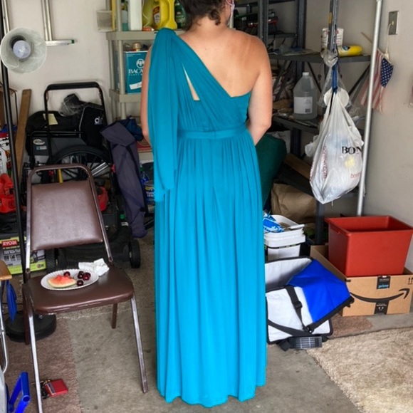 David's Bridal Dresses Davids Bridal Oasis Blue Versa Dress Mesh